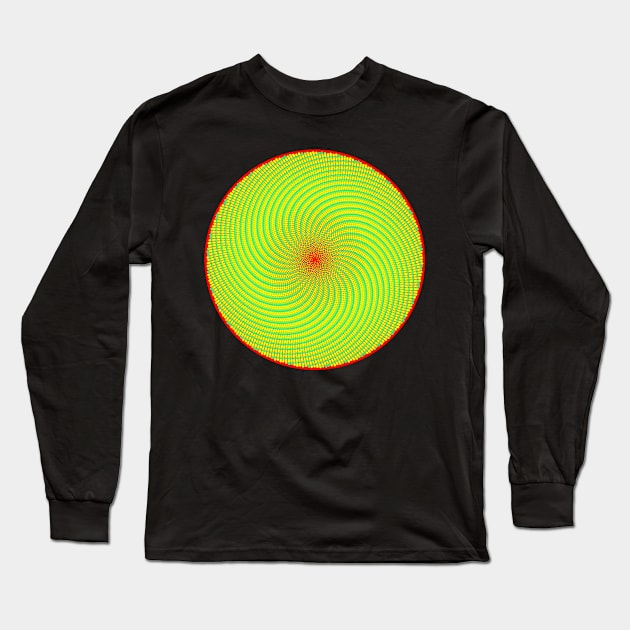 Phyllotaxis_020 Long Sleeve T-Shirt by rupertrussell